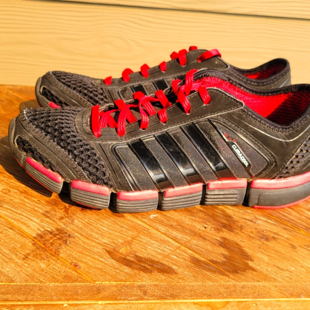 Adidas climacool black & pink size 8 womans